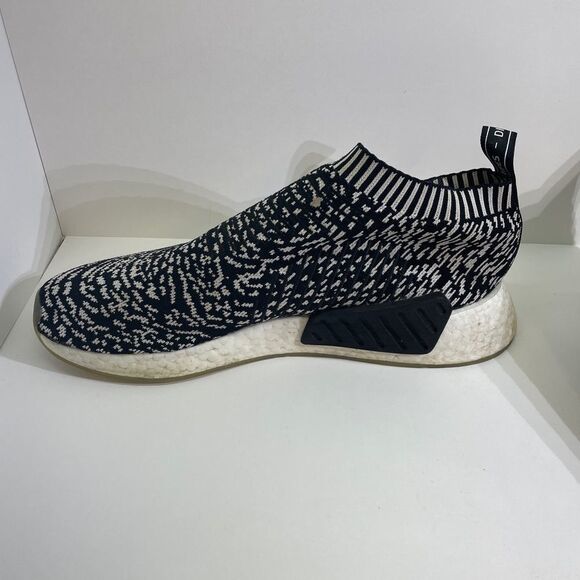 Adidas Boost Mens Sz 13 NMD City Sock 2 Zebra Slip On Shoes - Picture 5 of 8